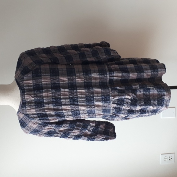 Mystree plaid peplum top - Picture 3 of 7